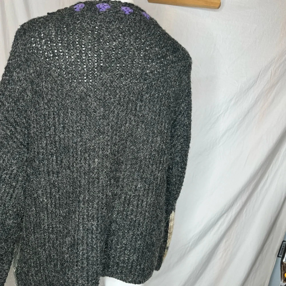 Vintage Kitty Hawk Wool Blend Fall Sweater Size Medium - Picture 4 of 7